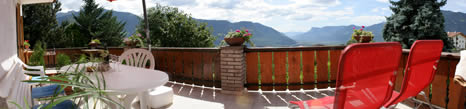 Terrasse Appartements Sonnengarten